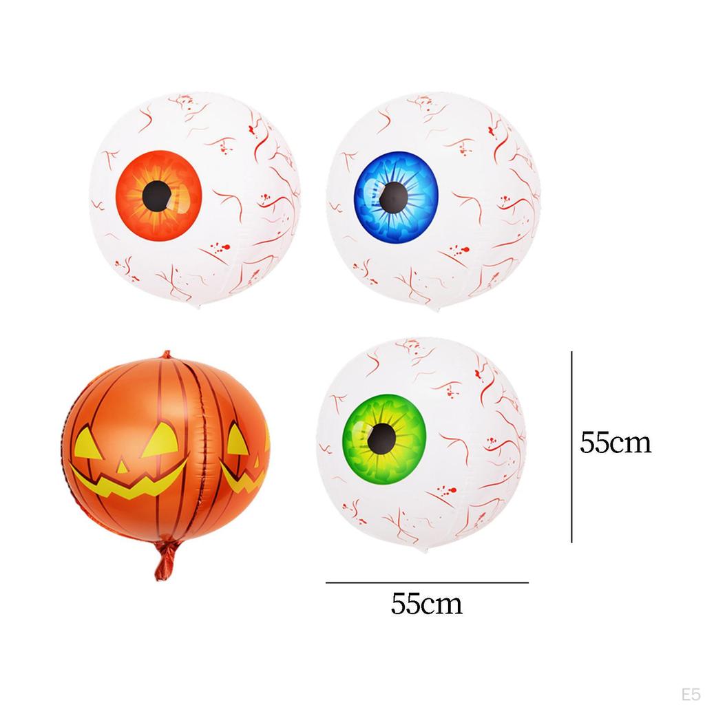 Creepy Inflatable Eyeball Decor Set for Halloween Festivities