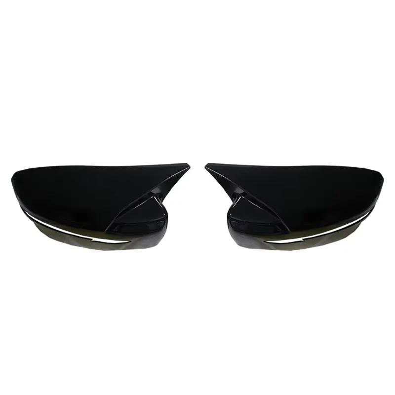 For Nissan Qashqai X-Trail Murano Rogue Pathfinder 2015- Car Rearview Side Mirror Cover Wing Cap Rear View Case Trim Sticker