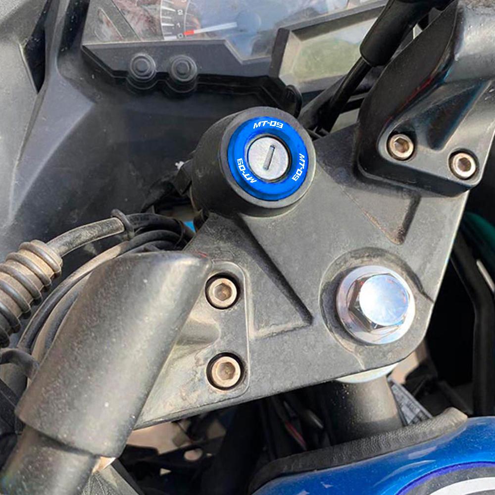 Motorcycle  For YAMAHA MT-09 MT09 Mt 09 2014 2015 2016 2017 2018    2022 Ignition Switch Cover Ring Mt09