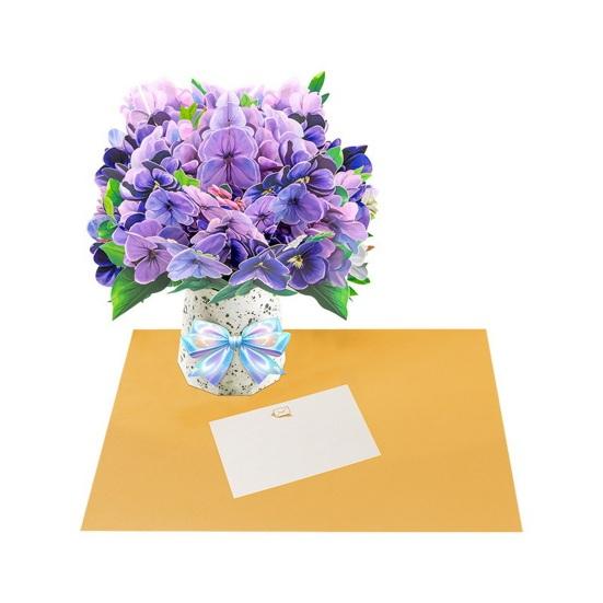 

Paper Flower Pop Up Cards 3D Flower Bouquet Greeting Card with Envelope And Note for Mother s Day Graduation Anniversary Birthday Congratulations C