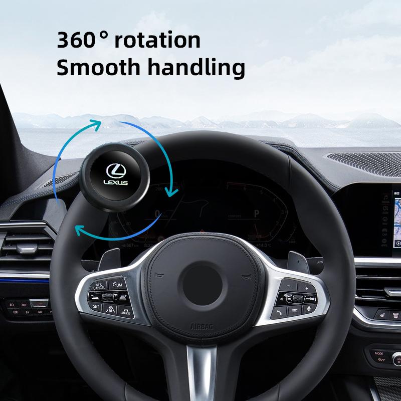 360 Car Steering Wheel Booster Degree Rotation Steering Wheel Knob Ball For Lexus FSPORT LBX NX RX 350h 450h ES UX 300e GS GX