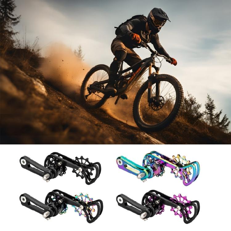 Folding Bike Chain Stabilizers Bike Chain Tensioner Guide Roller Cycling Bicycles Chain Guide Pulley Single Speed Adjuster