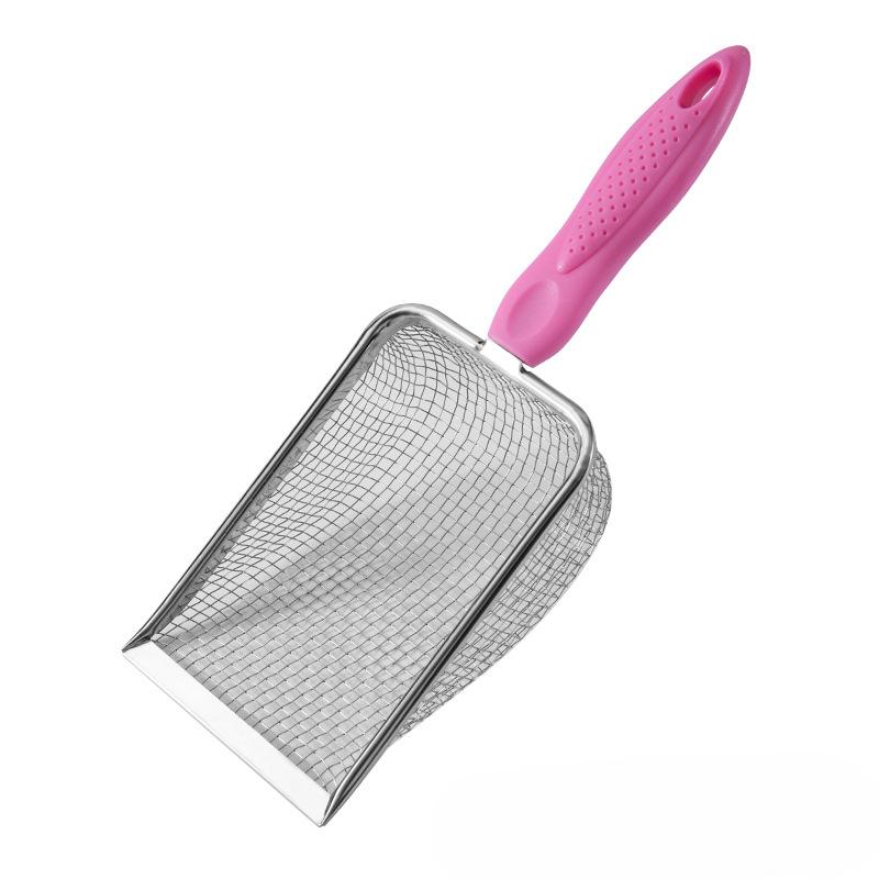 Stainless Steel Cat Litter Scoop – Durable, Easy Clean, Ergonomic Handle, Rust-Resistant, Ideal for Quick Waste Removal