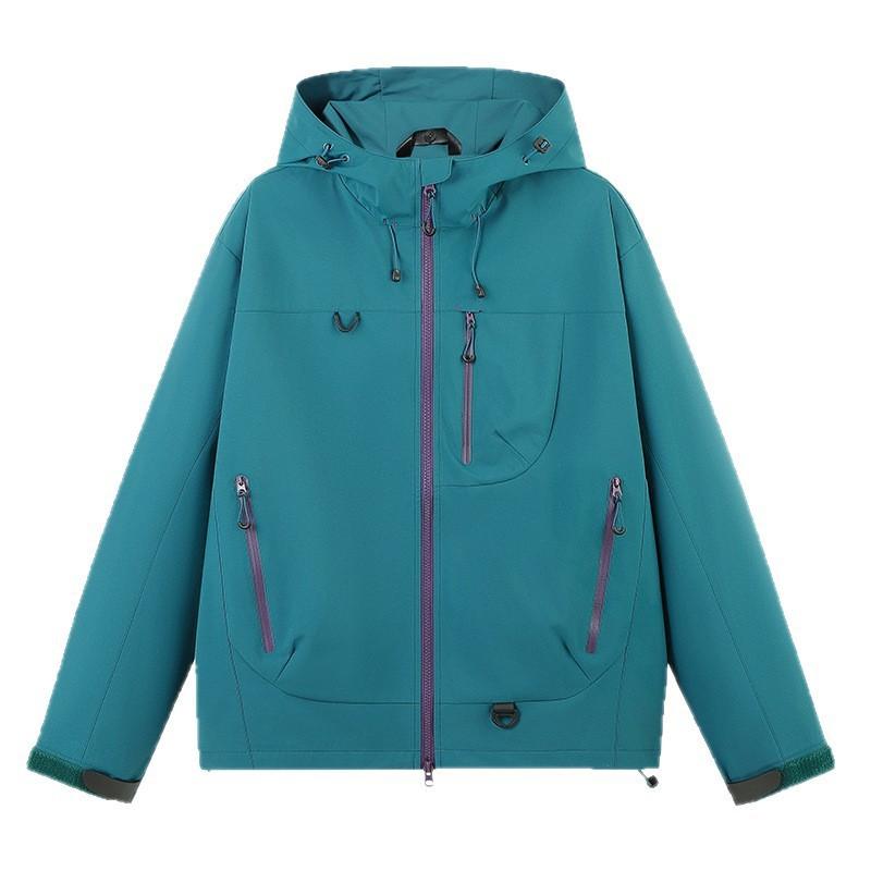 Spring and Autumn Men's Shock Clothes Mountain Outdoor Windproof Waterproof Single Jacket Jacket