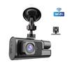 1080P 3 Channel Dash Cam, Triple Lens Recording, IR Night Vision, Ultra Wide Angle, Auto Loop Recording, Universal Fit