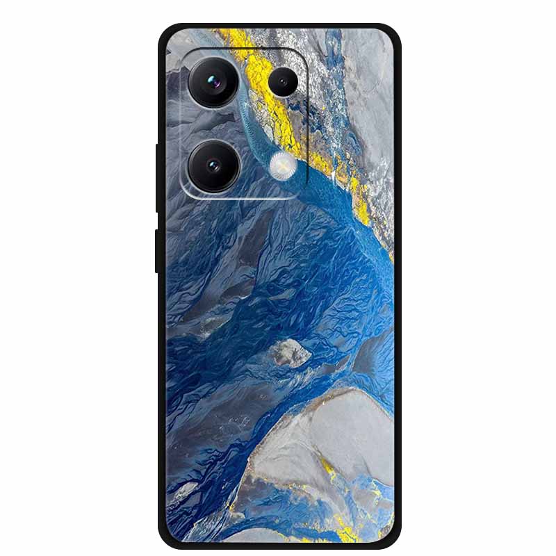 For Redmi Note 14S Case Note14S Marble Back Soft Cover Bumper TPU Phone Case For Xiaomi Redmi Note 14 S Silicone Shells Funda
