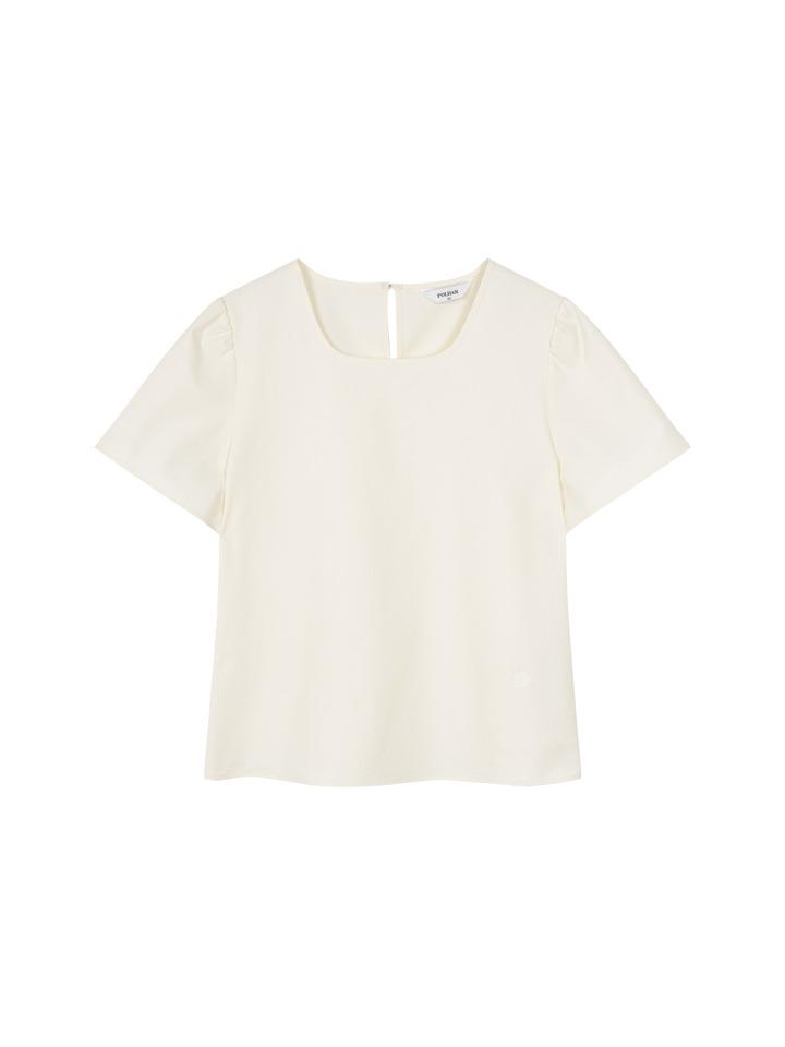 Polhaem Women'S) Seersucker Short Sleeve Blouse_Phf2Wc2186