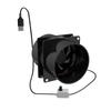 1Pcs with Pipe Fume Absorber Adjustable Speed Window Extractor  Bathroom Kitchen Industrial