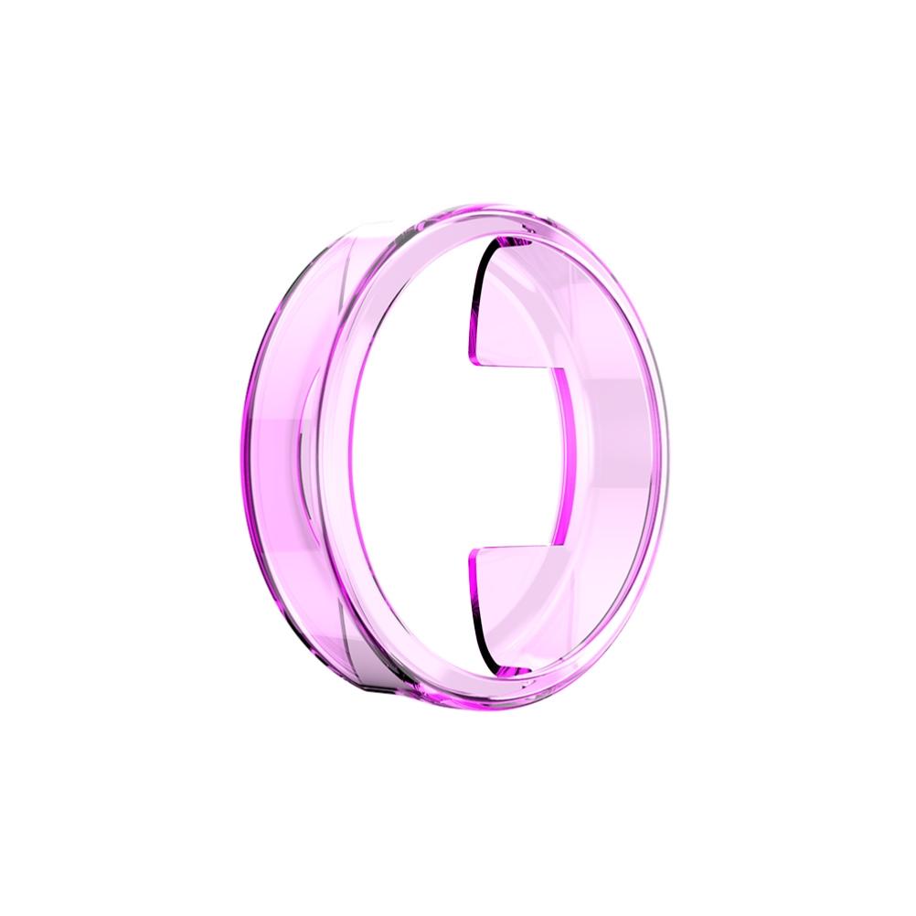 TPU Case for Garmin Lily Watch Clear Purple Protective Cover