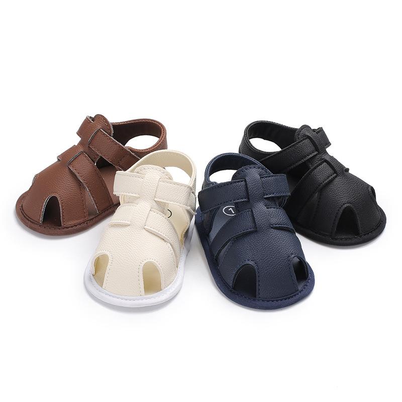 Baby Shoes Summer Style Baby 0-1 Years Old Wrapped Feet Solid Color Sandals Toddler Shoes
