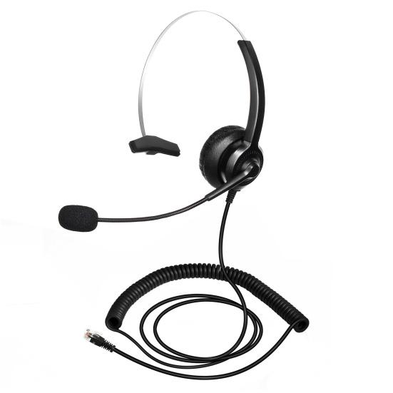 H300 Telephone Headset Noise Cancelling High Fidelity Comfortable 3.5mm 2.5mm RJ9 MIC Customer Service Headset for Business