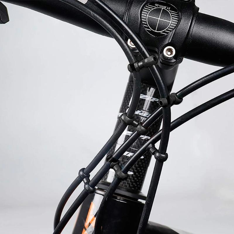Bicycle Brake Device Cable S-shaped Buckle Hose Guide Cross Wire Clamp Ring Buckle Highway Riding Accessories Convenient