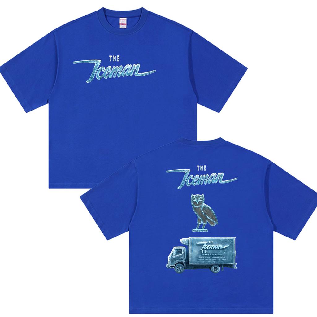 Drake Iceman Album Merch Magliette Uomo Donna Moda Harajuku Abbigliamento Y2K T-shirt Vintage Cotone Oversize Maglietta