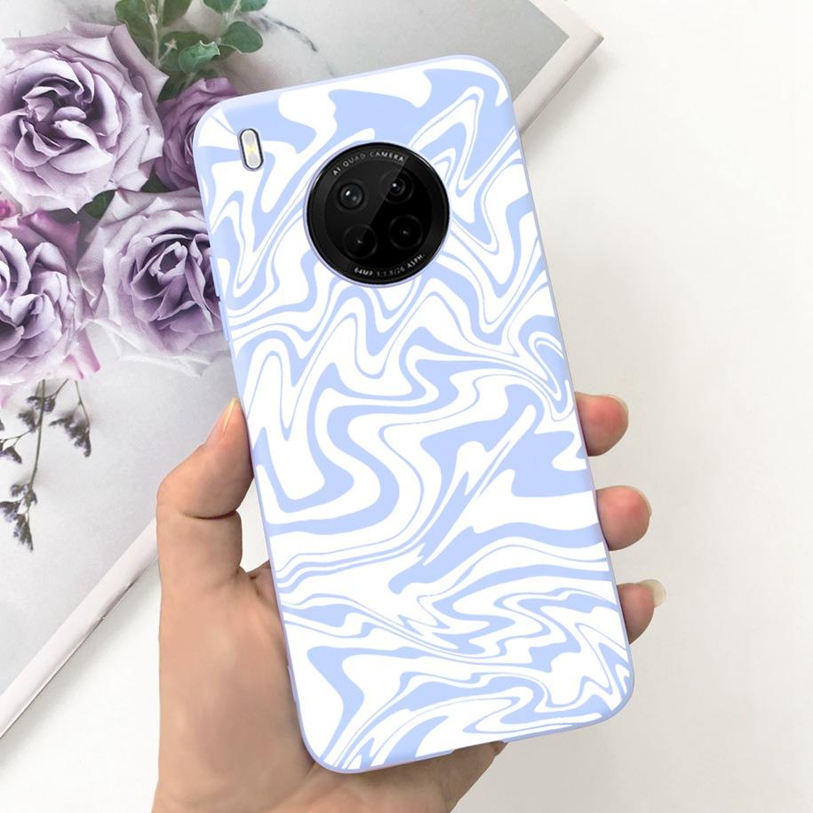 For Huawei Y9a 2020 Silicone Case FRL-22 FRL-23 Cute Astronaut Love Heart Slim Soft TPU Phone Case on Huawei Nova Y9a Y 9A Cover