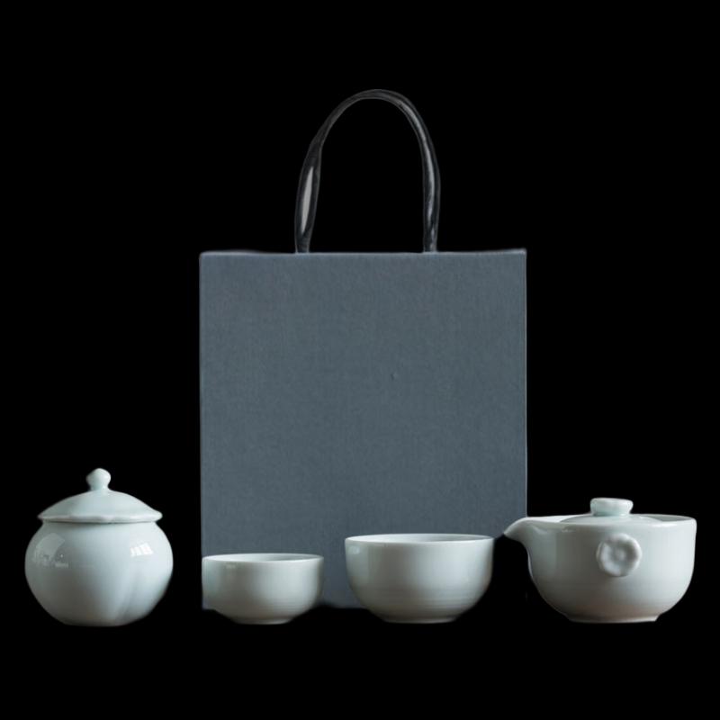 Fangran RuYi Celadon Tea Set with Caddy