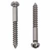 Musiclily Ultra 33x3.5mm Stainless Steel Tremolo Unit Bridge Screws for PRS Electric Guitars, Original Color (Set of 6)