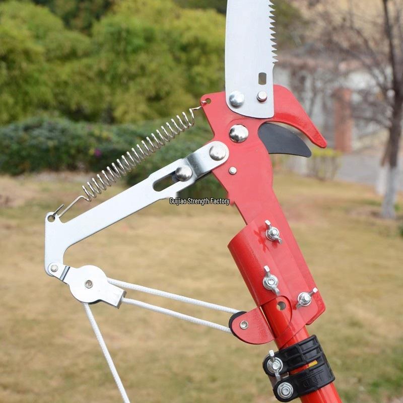 Telescopic High Reach Tree Pruner and Saw for Thick Branches - Ideal for Fruit Trees