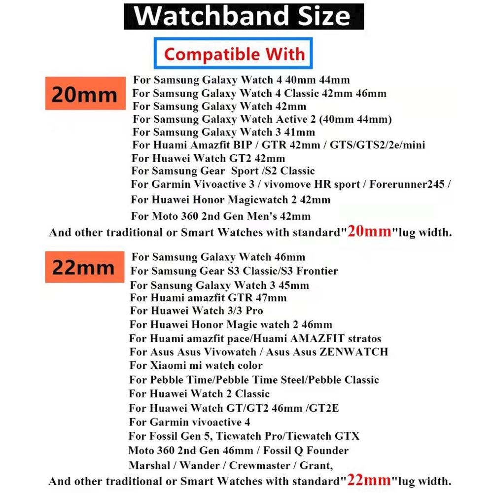 22mm Metal Strap for Samsung Watch 46mm/3/Gear S3/Huawei Watch GT-2-3-Pro/GT5 GT6 46mm Stainless Steel Wristband for Amazfit GTR