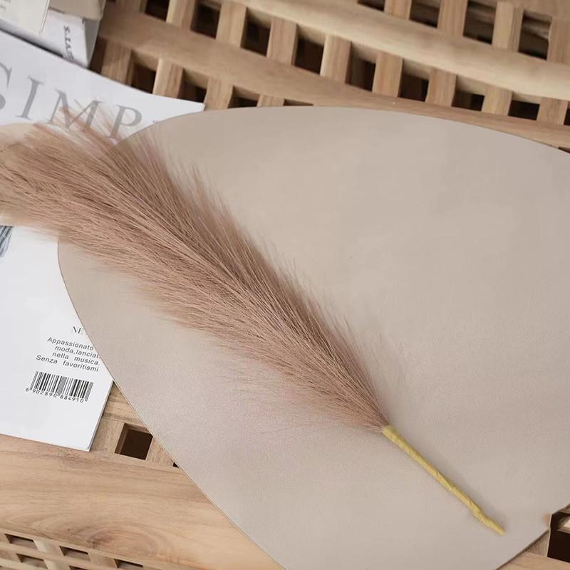 5Pcs 45cm Artificial Pampas Grass Bouquet Holiday Wedding Party Home Decoration Plant Simulation DIY Fake Flower Reed Boho