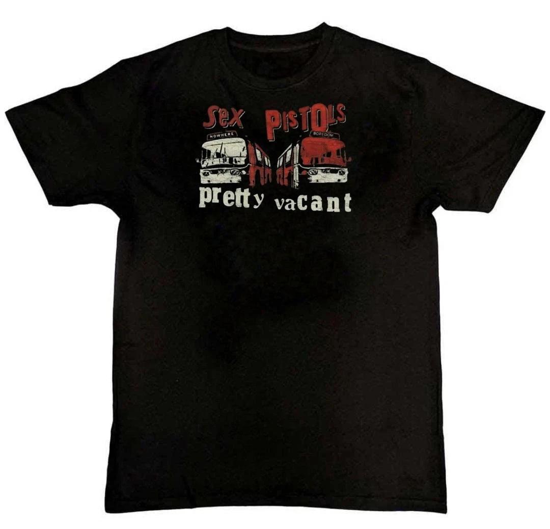 Amplified Sex Pistols Pretty Vacant Graphic Print Mens 100% Cotton T-shirt Mens Tees Top L