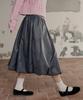 HIGH SCHOOL DISCO Balloon Midi Skirt_Gray