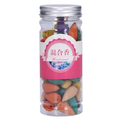 60 ADET Geri Akışlı Tütsü Konisi Karışık Koku Tuvalet Banyo İç Mekan Aromaterapi için Tütsü