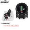 240-33ohm Fuel Float Sensor+Car Fuel Level Gauge 2" 52mm with 10 LED Light Oil Tank Level Indicator for 12V Automotive Car Meter