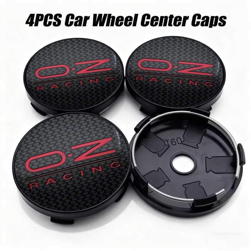 4PCS 56mm 60mm Car Wheel Center Caps Sticker Universal Fit Wheel Hub Covers for Sedan SUV Truck Auto Decoration Parts