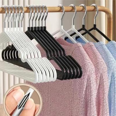 10 Hangers+20 Clips, Heavy Duty Velvet Clothing Hangers, Laundry Room Storage, Space-Saving Hangers for Clothes Clothing Rack