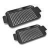 2pc Heat Resistant Grills Pans For Average Cooked Meals During Campings
