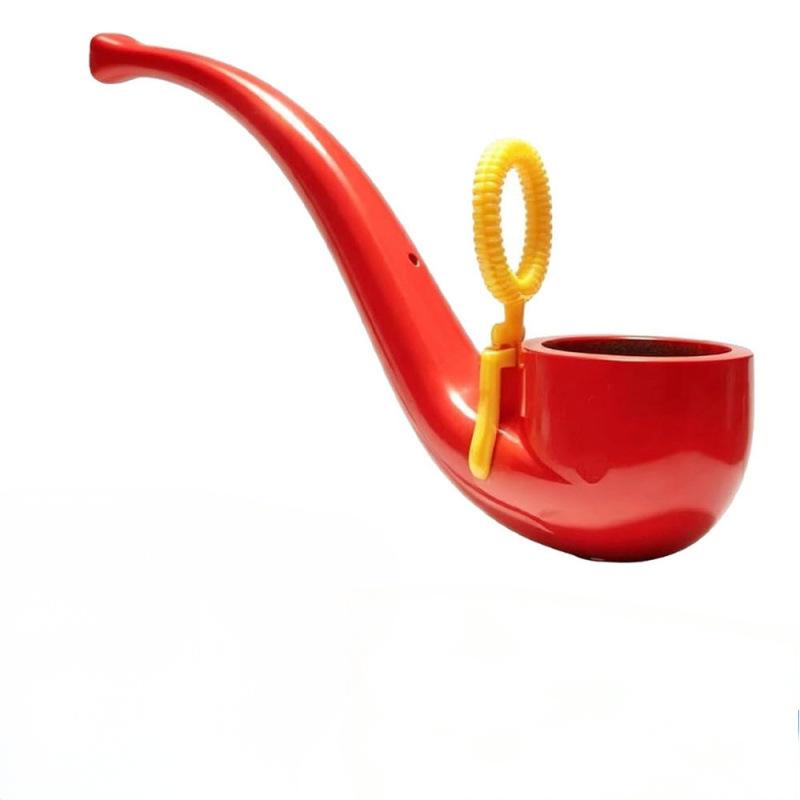 

Soap Bubble Pipe, 3D Printed Creative Pipe-Shaped Bubbles Blower - Colorful Fun Bubble Blowing Pipe, Reusable Retro Fun Style C