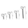 5 Pcs Cage Door Spring Hooks 5/7/8.2/11.3cm Metal Snap Hook Tension Spring Suitable For Poultry Cage Door Chicken Hamster Cage