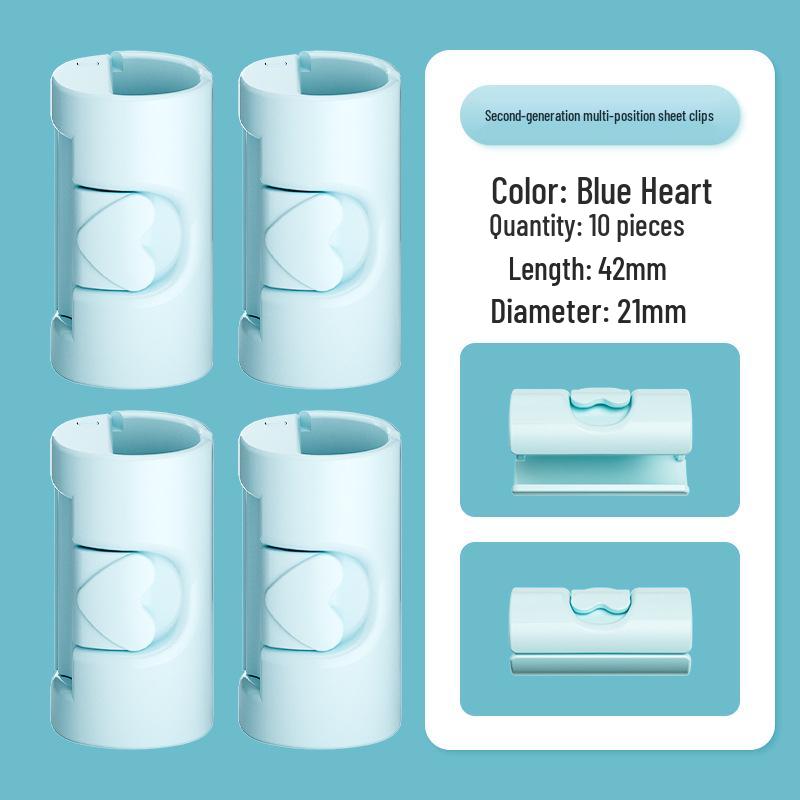 

Набор нескользящих фиксаторов для одеяла и матраса с хлопковой простыней на резинке, зажимами и пряжками