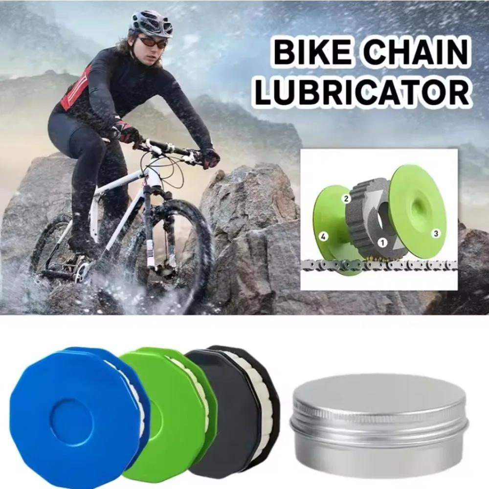 Cool Bicycle Chain Oiler Lubricator Portable Bike Chains Oil Roller Cleaning Maintenance Tools Outdoor Cycling Accessories