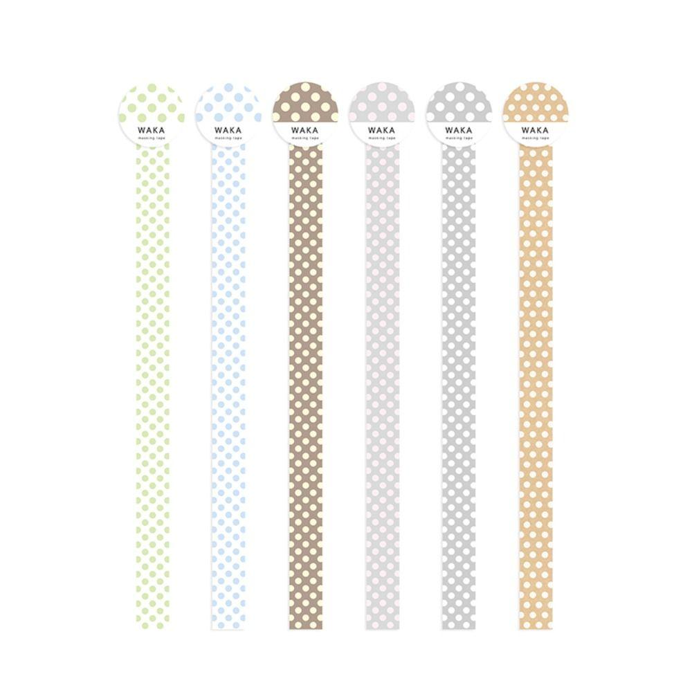Colored Dots Washi Tape Polka Dot Decorative Stickers New Masking Tape  DIY Scrapbook