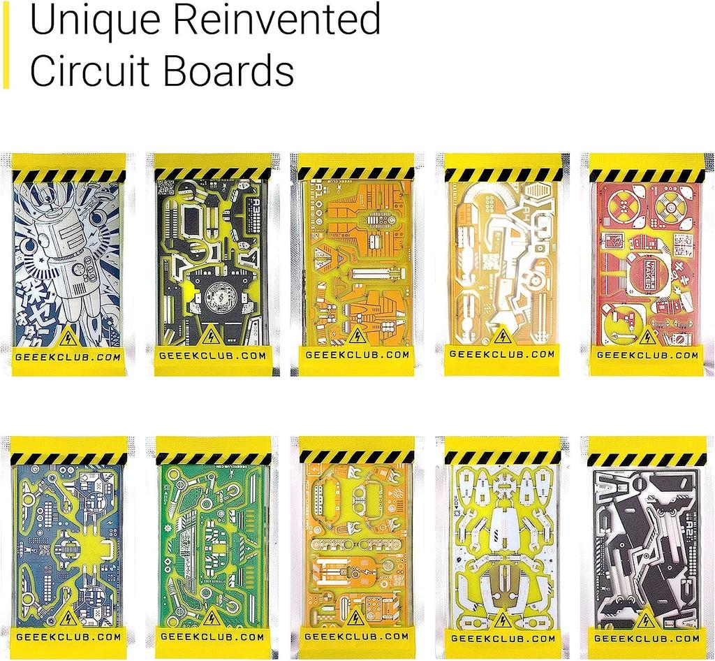 Geeek Club Roboterbausatz für Kinder und Erwachsene – Smart Nano Bots STEM-Robotik-Bausätze mit Werkzeugen