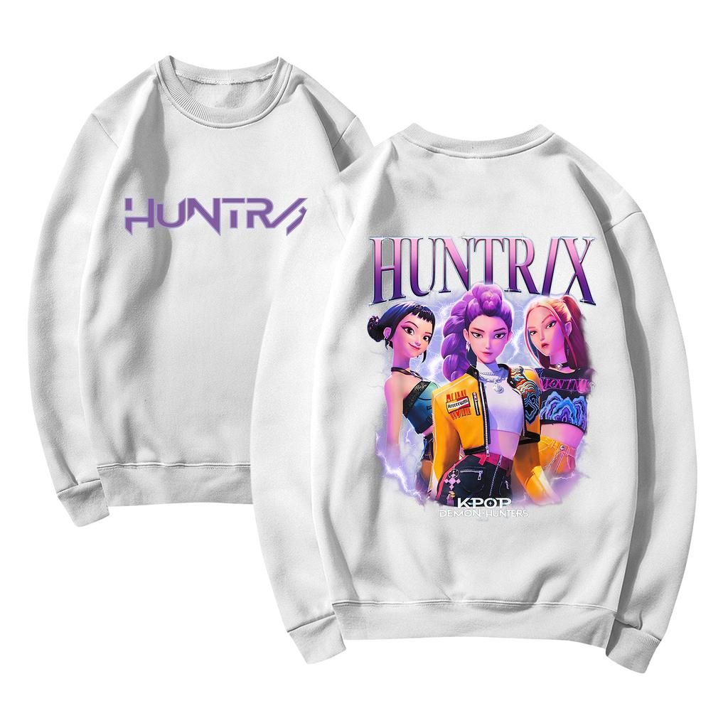 Damemote Casual Langermet trykt rundhals sweatshirt topp