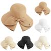 Ladies' Fashion Bow Beach Folding Sun Hat