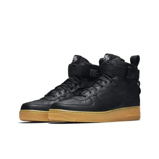 Nike Air Force 1 SF Mid Schwarz Gummi - 917753-003