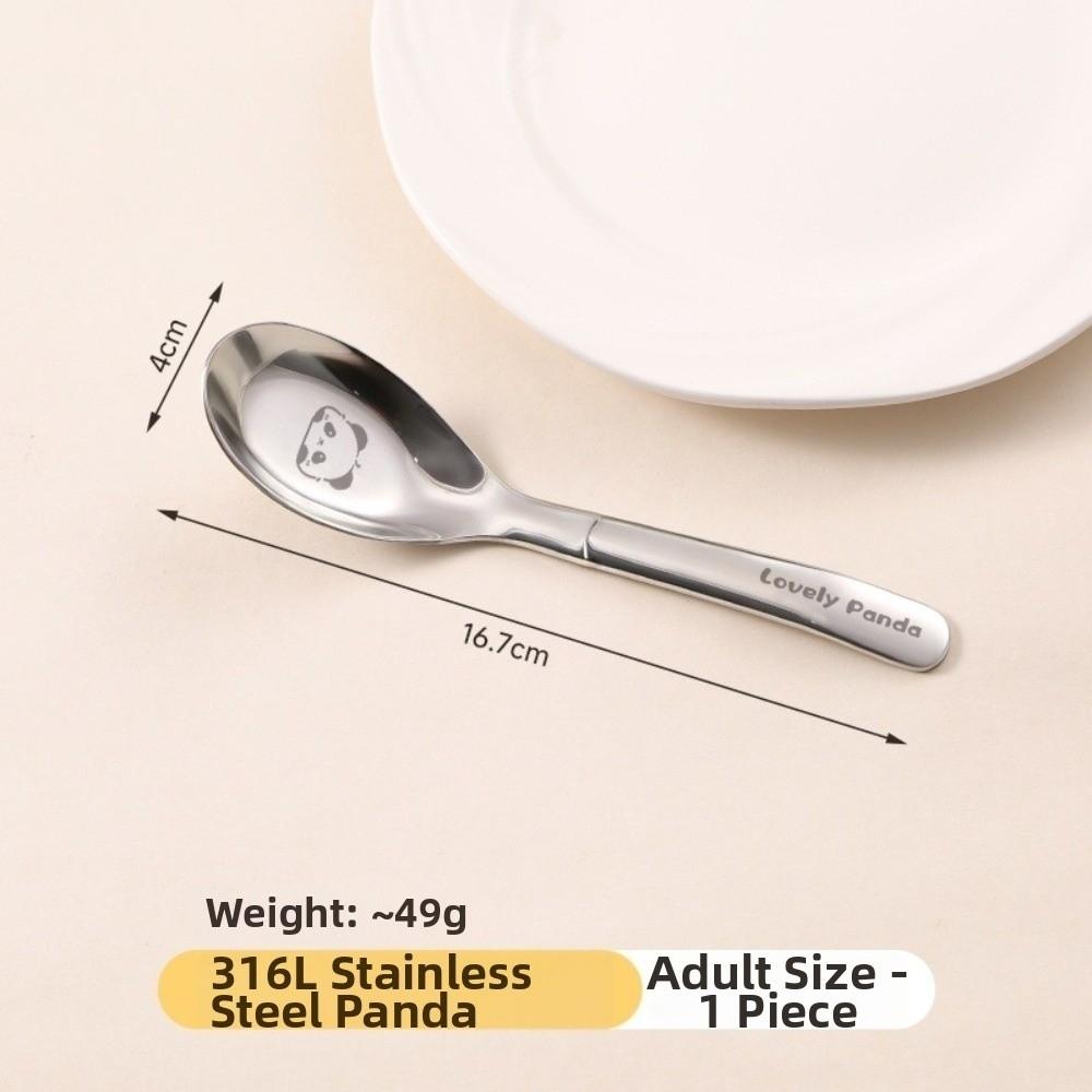 316 Stainless Steel Baby Feeding Spoon Children's Eating Spoon Toddler Mealtimes