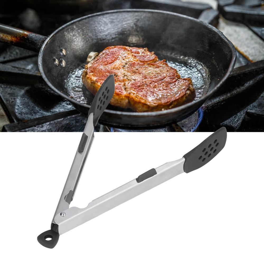 Hanging Loop Kitchen Tongs Two Arms Serving Tongs Practical Cooking Tongs  BBQ Grilling