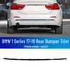 Manshi Rear Bumper Trim & Anti-Collision Strip for BMW F52 118i/120i/125i Sport/Design Versions