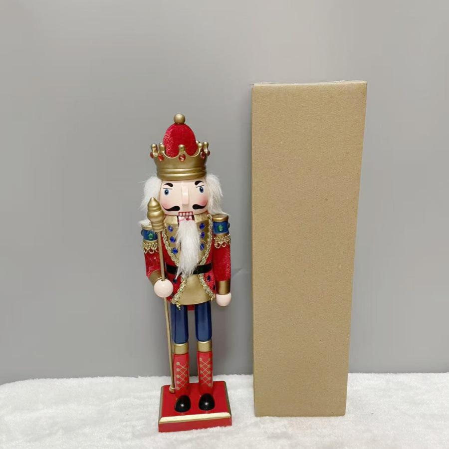 

Деревянный Щелкунчик 30 см для Рождества - Креативный Домашний Декор Brown Box