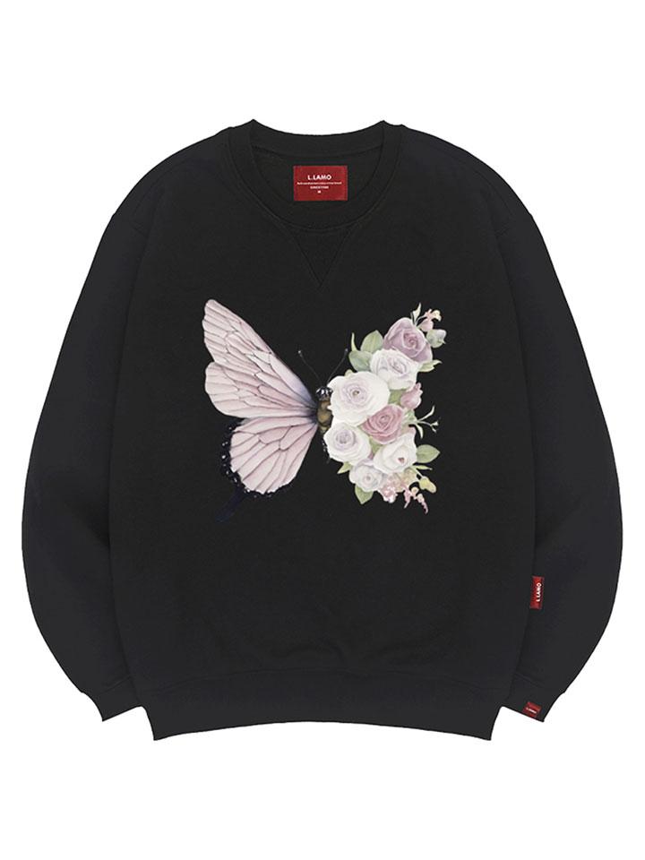 Ellamo Rosefly Sweatshirt Unisex Big Size S~4Xl (Type B)