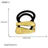 Vintage Chunky Hollow Double-layer Metal Hair Clips For Women Hairbands Elastic Scrunchies Hair Ropes Fashion Hair Accessories