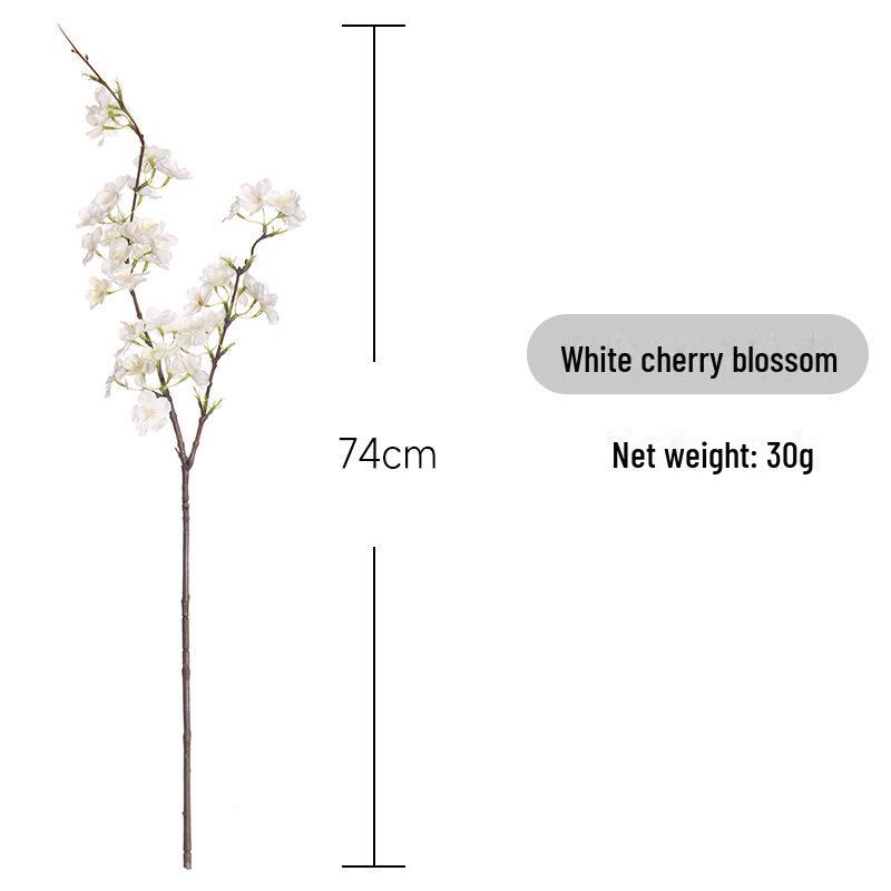 Ramuri Artificiale de Flori de Cireș Japonez și Flori de Păr pentru Decor de Living sau Nuntă