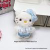 Squeaky Lace Skirt Cat Plush HelloKitty Pendant - DIY Kitten Doll Accessory