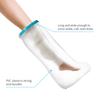 Bath Leg Cover 104cm PP Silicone PVC   Water Resistant Shower Leg Cover for Adult