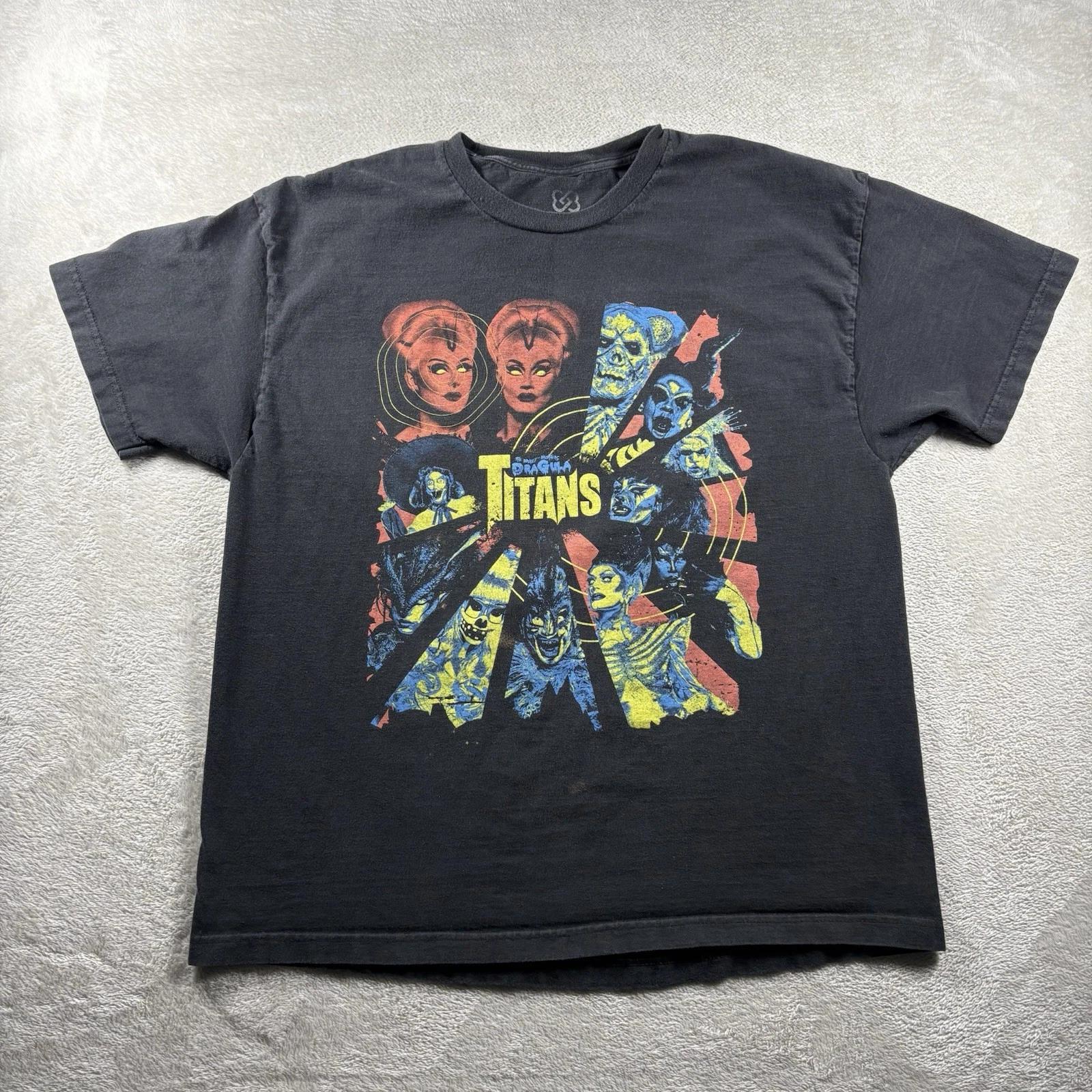 The Boulet Brothers Dragula Titans Tour Men’s Size XL Faded Black Rare #682 L