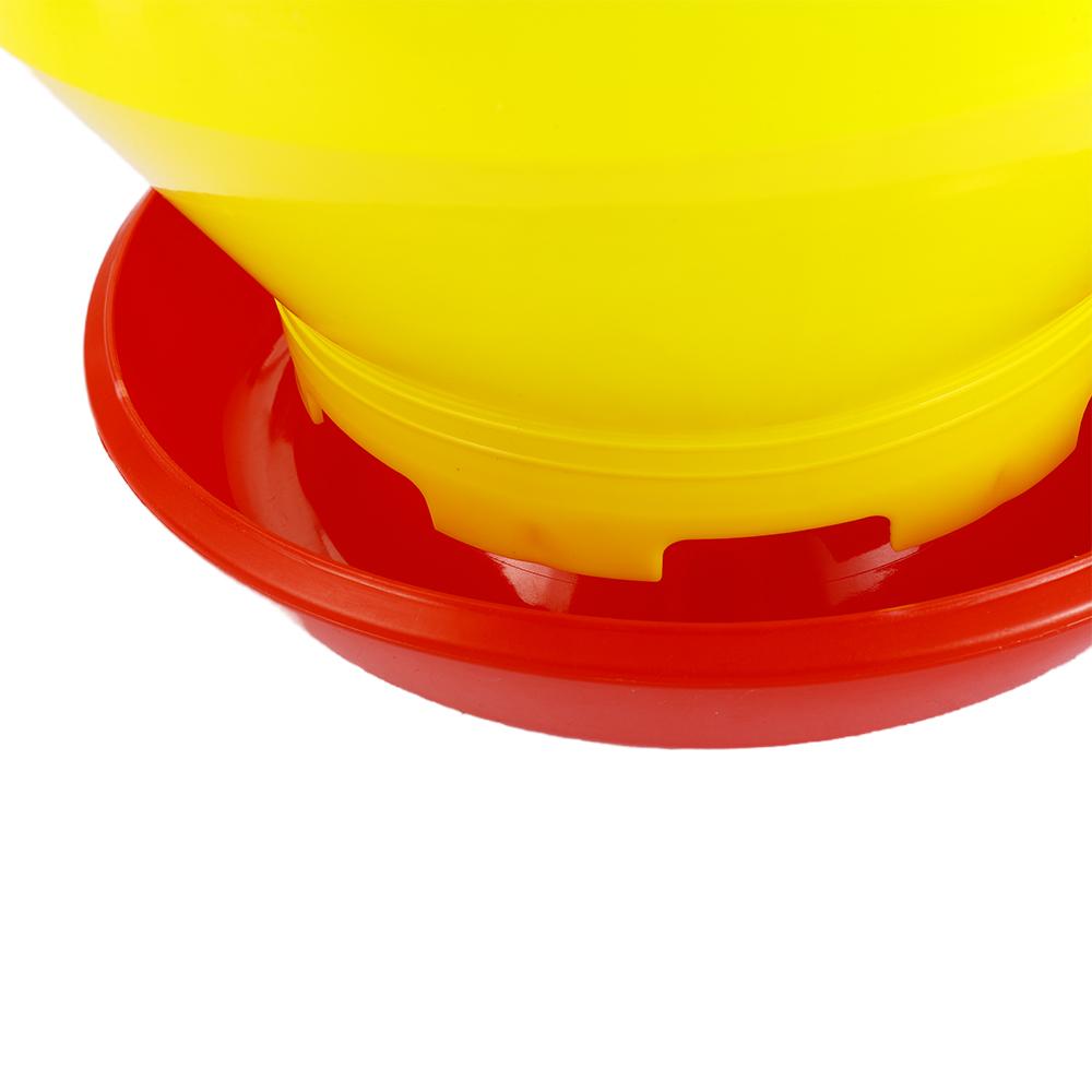 Automatic Pan Feeder Without Cover for Chicken Duck Quail Pigeon Poultry Turbo Food Feeder Chicken Coop Ground Feeding Trough